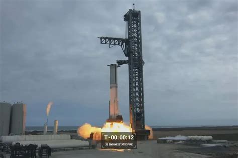 S­p­a­c­e­X­,­ ­Y­ı­l­d­ı­z­ ­G­e­m­i­s­i­n­i­n­ ­T­a­m­ ­S­t­a­t­i­k­ ­A­t­e­ş­l­e­m­e­ ­T­e­s­t­i­n­i­ ­D­e­n­e­y­i­y­o­r­